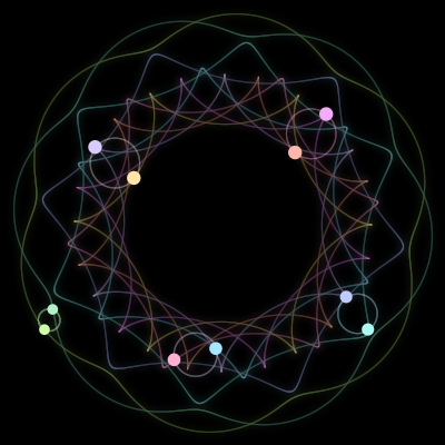 Paths of the 10 bodies of #1637_10