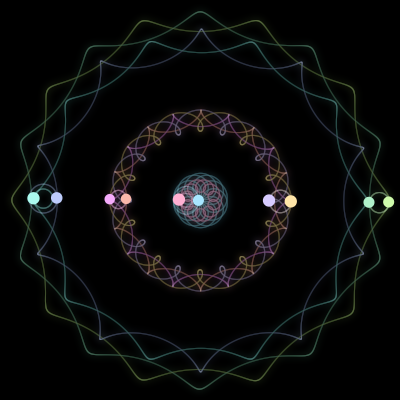 Paths of #1652_10, a 10-body orbit