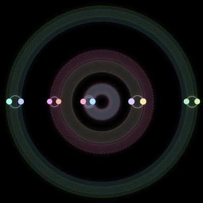 Paths of #1717_10, a 10-body orbit