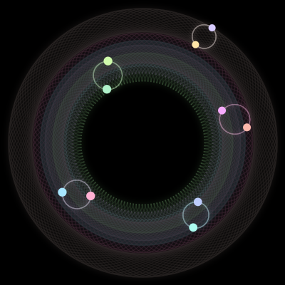 Paths of the 10 bodies of #2116_10