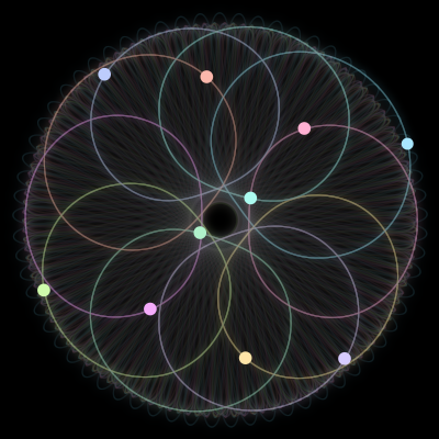 Paths of the 10 bodies of #342_10