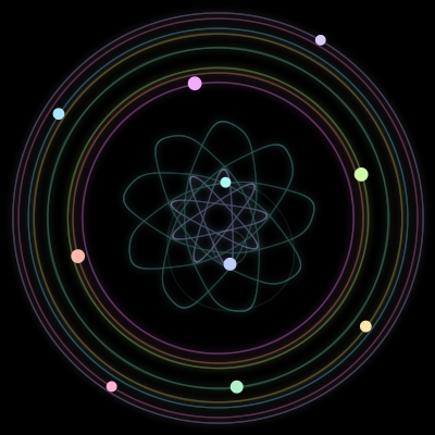 Paths of #459_10, a 10-body orbit