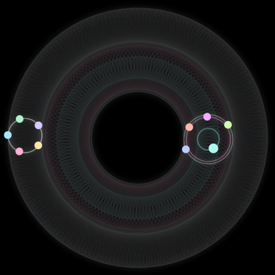 Paths of the 10 bodies of #460_10