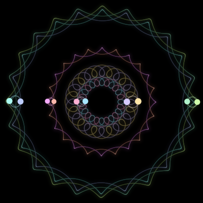 Paths of the 10 bodies of #465_10