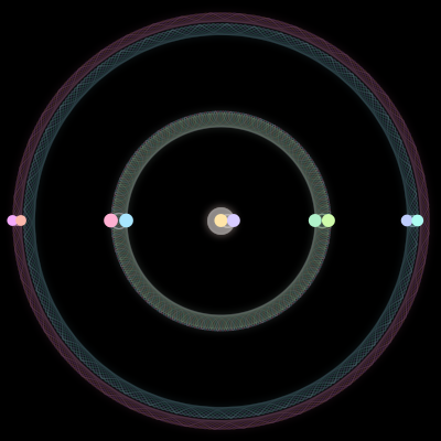 Paths of #479_10, a 10-body orbit