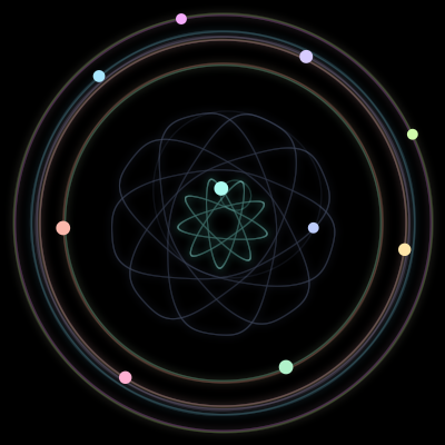 Paths of #617_10, a 10-body orbit