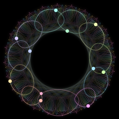 Paths of the 11 bodies of #1457_11