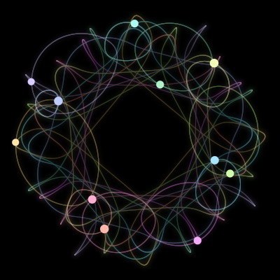 Paths of the 11 bodies of #1536_11