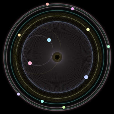 Paths of the 11 bodies of #1651_11