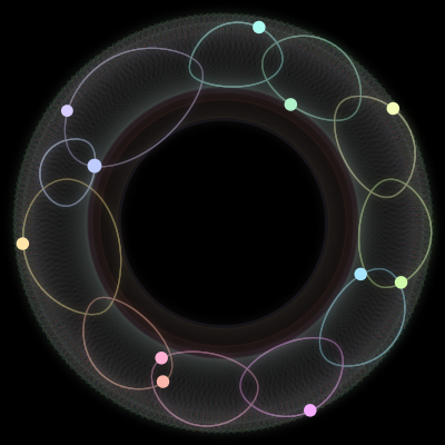 Paths of the 11 bodies of #1826_11