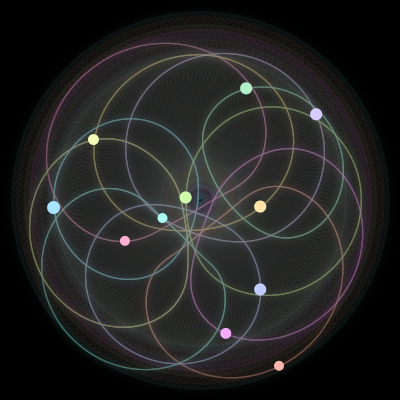 Paths of the 11 bodies of #467_11
