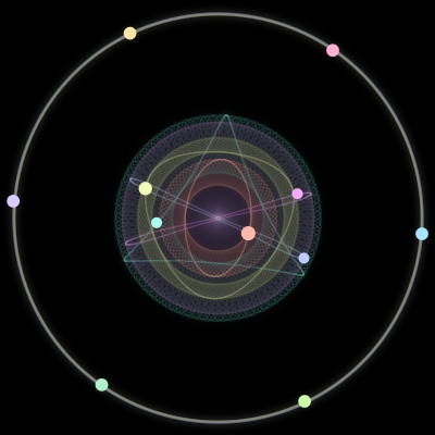 Paths of the 11 bodies of #53_11