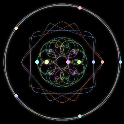 Paths of the 11 bodies of #536_11