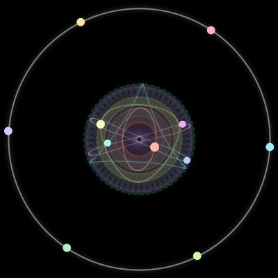 Paths of the 11 bodies of #64_11