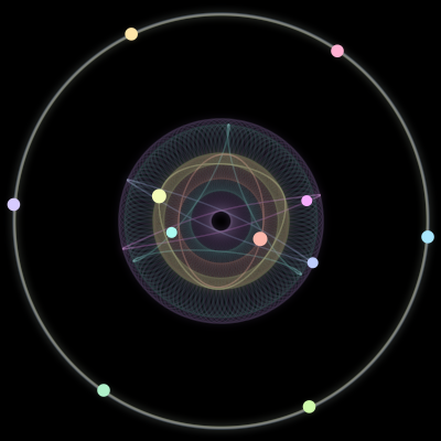 Paths of the 11 bodies of #709_11