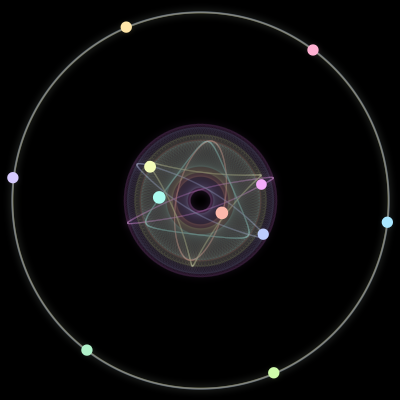 Paths of the 11 bodies of #710_11