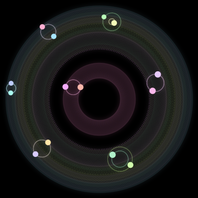 Paths of #514_14, a 14-body orbit