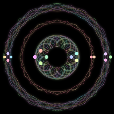 Paths of the 16 bodies of #100_16