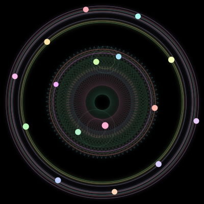 Paths of the 16 bodies of #124_16