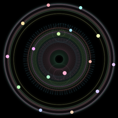 Paths of the 16 bodies of #166_16