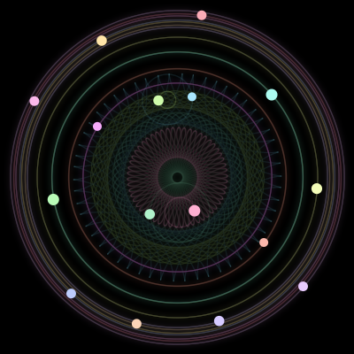 Paths of the 16 bodies of #203_16