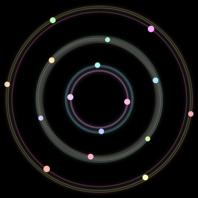 Paths of #311_16, a 16-body orbit