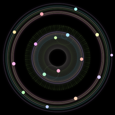 Paths of the 16 bodies of #337_16