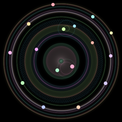Paths of the 16 bodies of #351_16