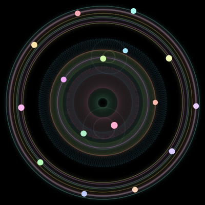 Paths of the 16 bodies of #353_16