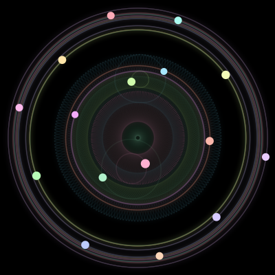 Paths of the 16 bodies of #42_16