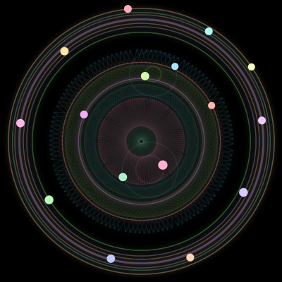 Paths of the 16 bodies of #444_16