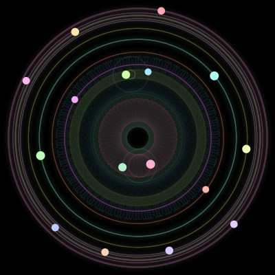 Paths of #502_16, a 16-body orbit