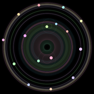 Paths of the 16 bodies of #597_16