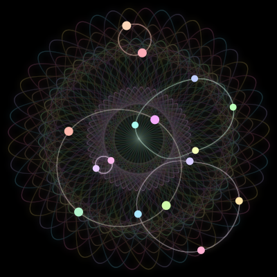 Paths of the 16 bodies of #697_16