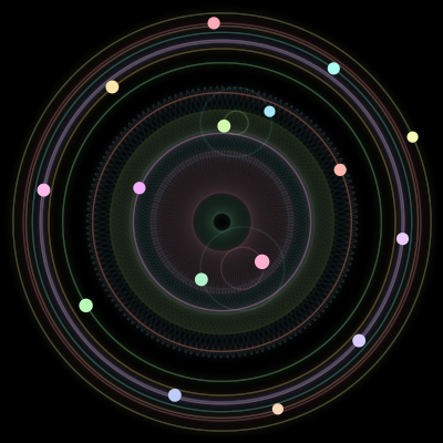 Paths of the 16 bodies of #967_16