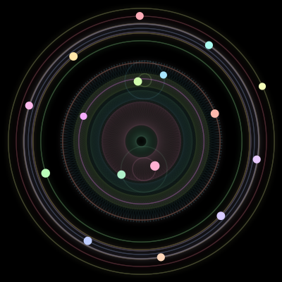 Paths of the 16 bodies of #981_16