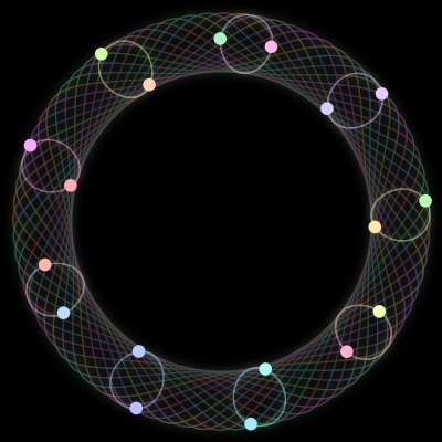 Paths of the 18 bodies of #311_18