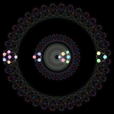 Paths of the 18 bodies of #426_18