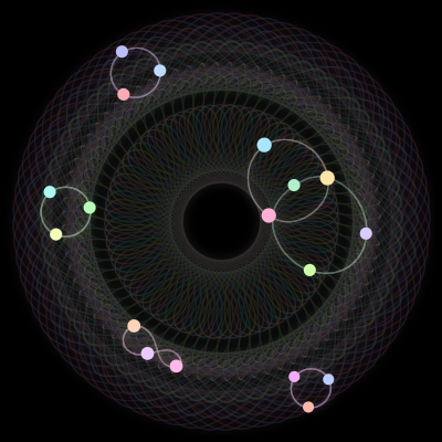 Paths of the 18 bodies of #490_18