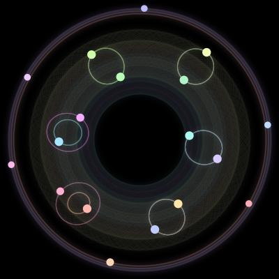 Paths of the 18 bodies of #493_18