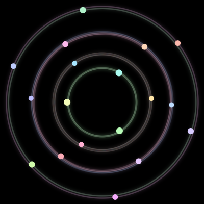 Paths of the 18 bodies of #73_18
