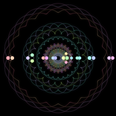 Paths of the 20 bodies of #157_20