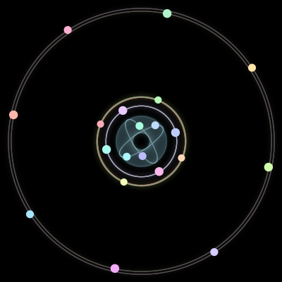 Paths of #38_20, a 20-body orbit