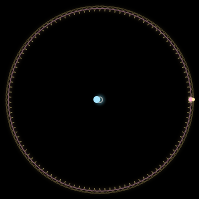 Paths of #1083_3, a 3-body orbit