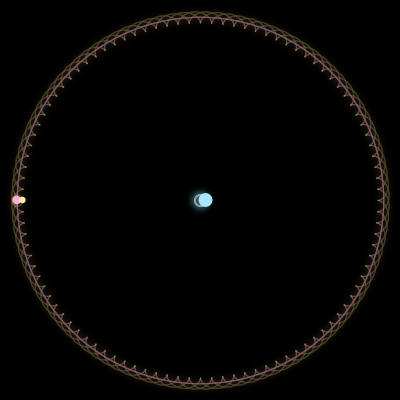 Paths of #1278_3, a 3-body orbit
