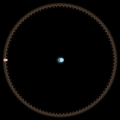 Paths of #1802_3, a 3-body orbit