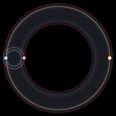 Paths of #8452_3, a 3-body orbit