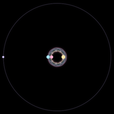 Paths of #2031_4, a 4-body orbit