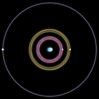 Paths of #2838_4, a 4-body orbit