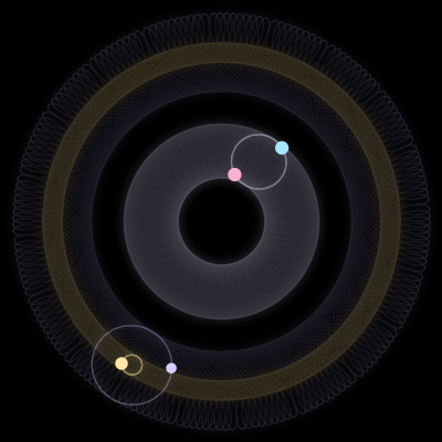 Paths of #3352_4, a 4-body orbit
